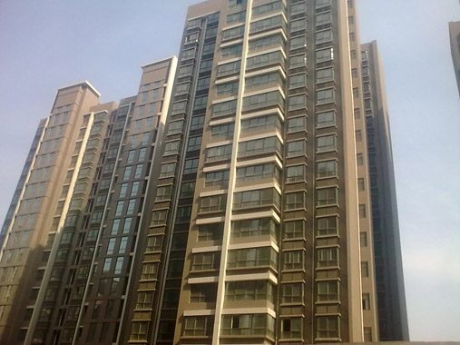 马家湾唐品A+外墙清洗